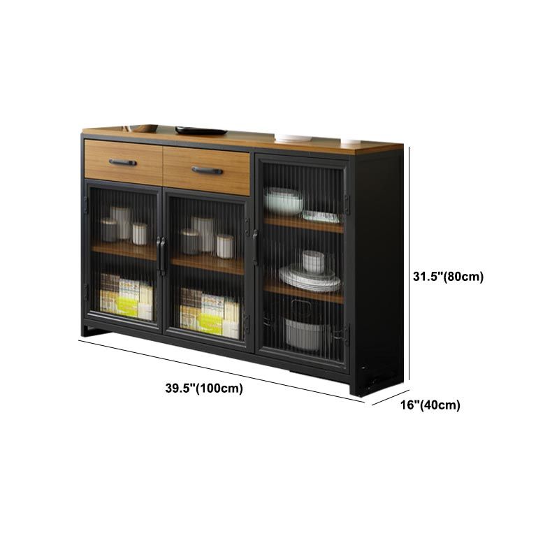 15.75"W Sideboard Modern Style Dining Server for Kitchen and Dining Room