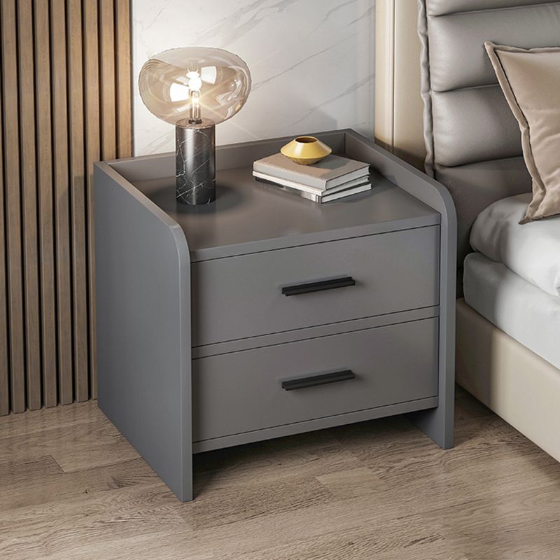 Contemporary Accent Table Nightstand Drawer Storage Night Table ,16.5" Tall