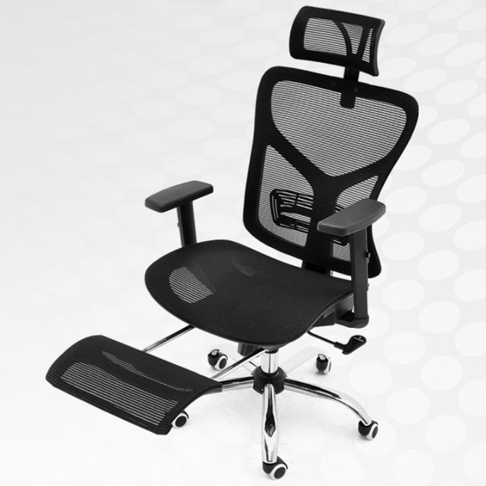 Modern Adjustable Arms Office Chair Mesh-back Task Chair for Office