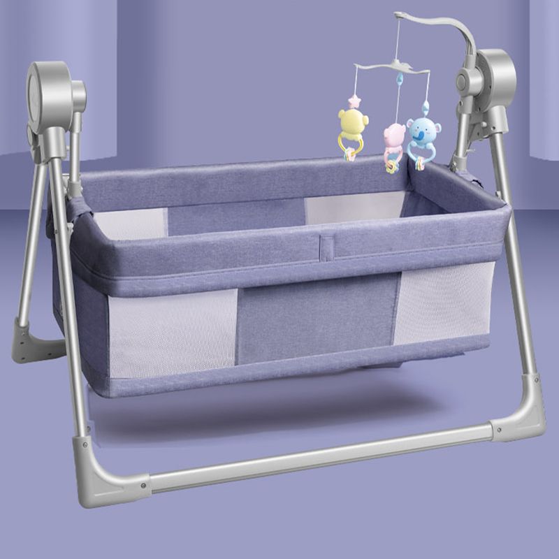 Electric Crib Cradle Rocking Rectangle Crib Cradle for Newborn and Baby