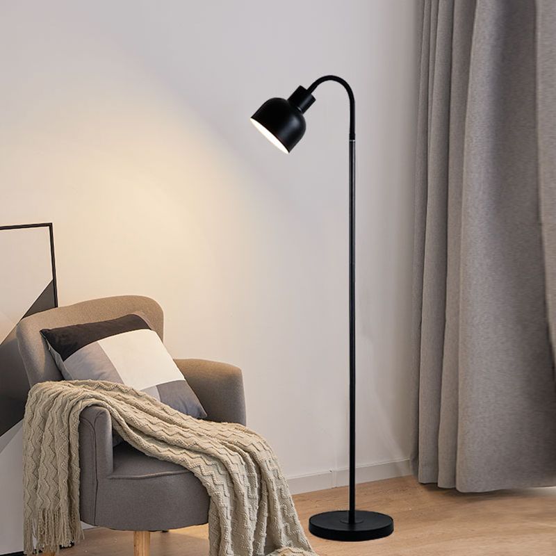 Modern Strip Floor Lamp Metal Colorful 1 Light Floor Light for Living Room