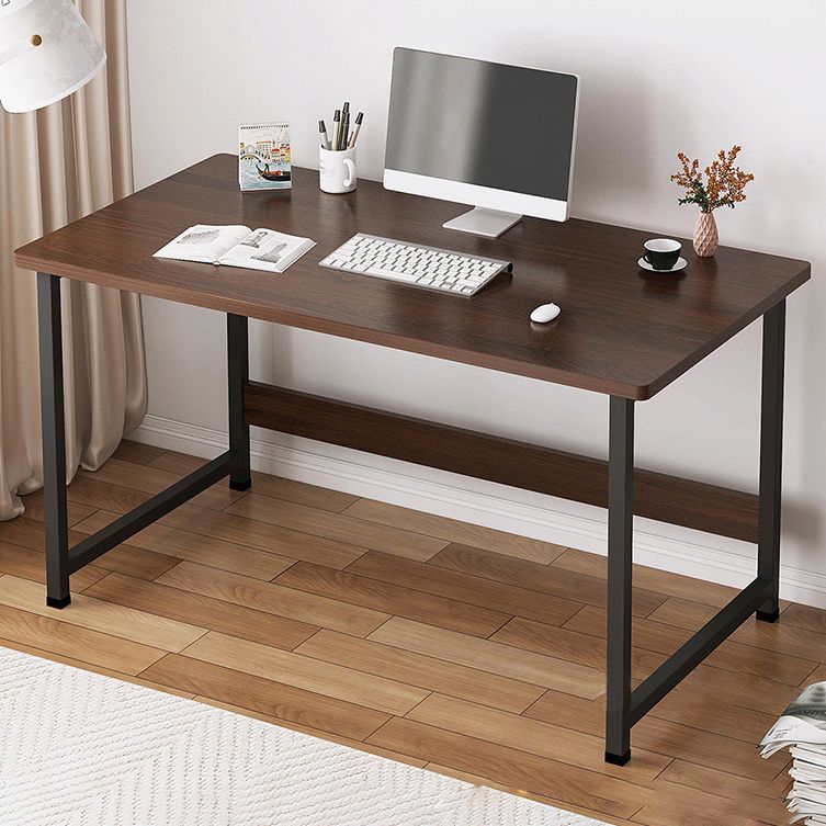 Industrial Style Home Office Desk Wooden Rectangular Writing Desk