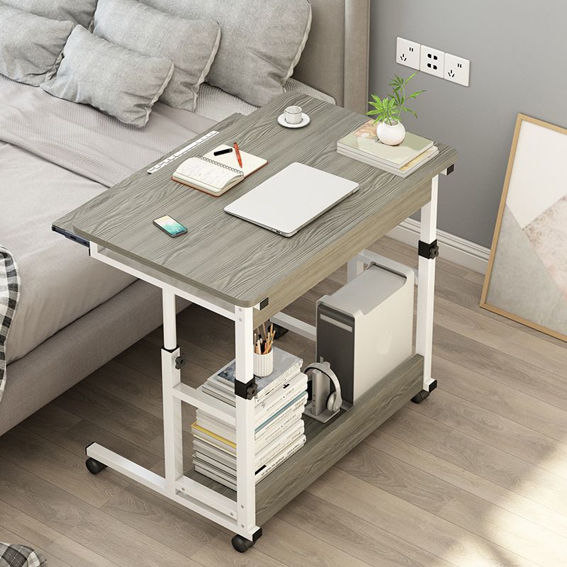 Contemporary Writing Desk Wooden Adjustable Standing Desk for Bedroom