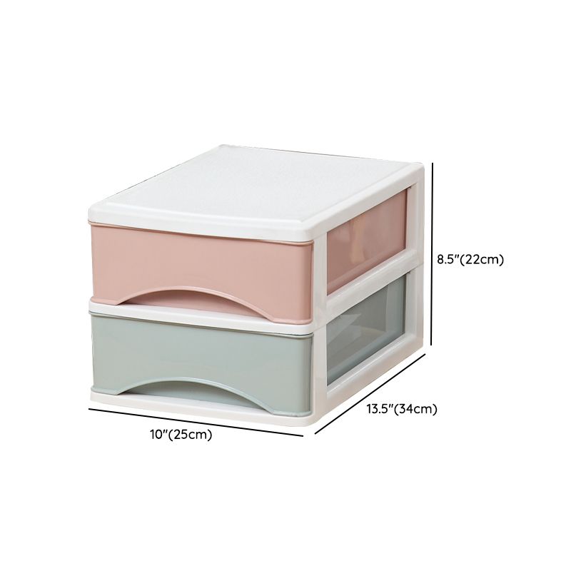 Filing Cabinet Plastic Lateral Color Panel File Cabinet with Drawers for Home Office