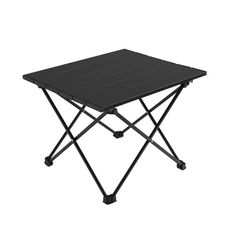 Contemporary Rectangle Metal Camping Table Scratch Resistant Camping Table