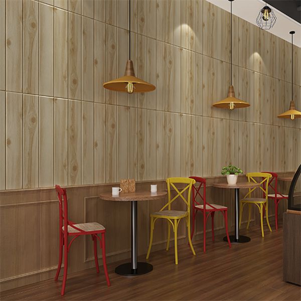 Plastic Wall Paneling Peel and Stick Waterproof Wood Planks Paneling