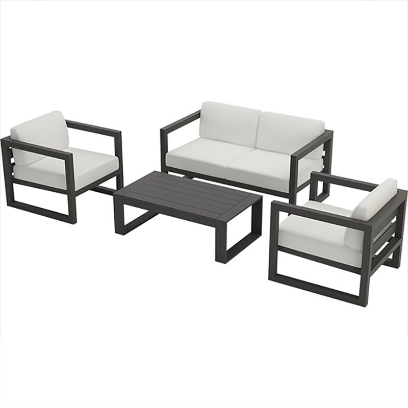 Water Resistant Outdoor Patio Sofa Aluminum 1 Piece Patio Sofa