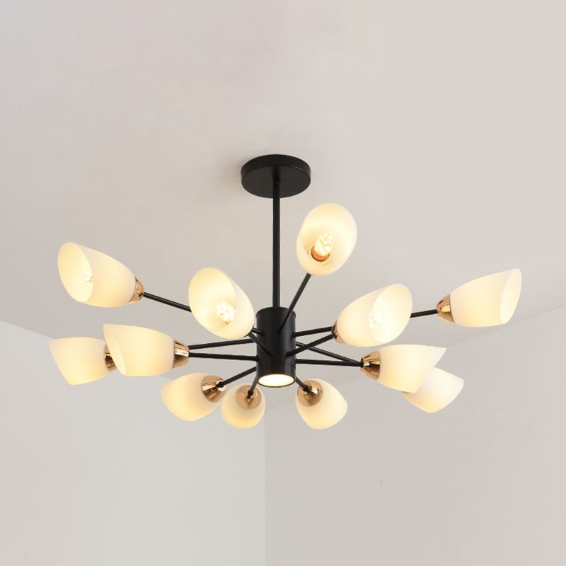 Contemporary Geometry Shade Pendant Chandeliers Glass Chandelier Lighting Fixtures