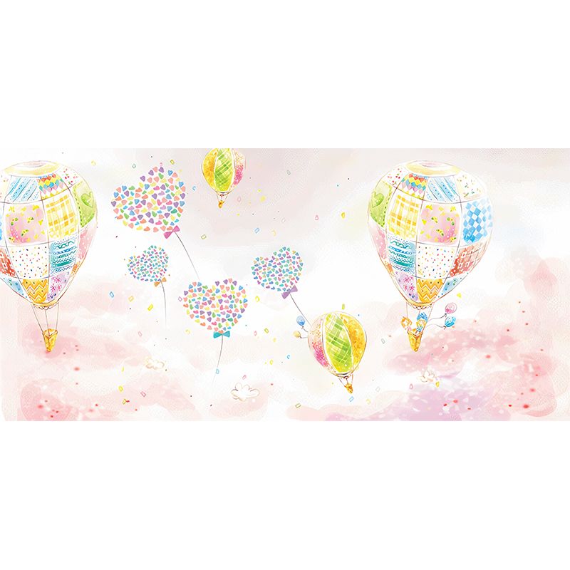 Giant Wall Covering Novelty Cartoon Balloon Wall Mural in Multi-Color