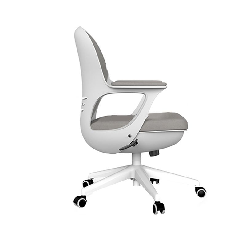 Fixed Arms Office Chair No Distressing Ergonomic Adjustable Seat Height Desk Chair