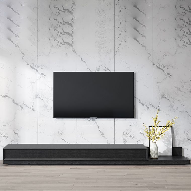 3 - Drawers TV Media Console , 63" / 79" Modern TV Console with Sliding Storage