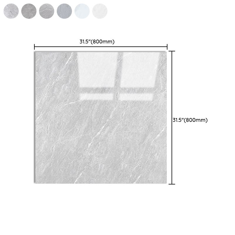 Modern Style Square Floor Tile Waterproof Straight Edge Polished Floor Tile