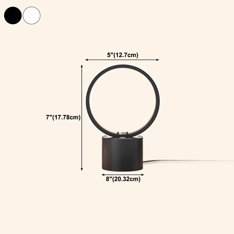 Stile moderno a forma lineare da tavolo illuminazione da tavolo in metallo per camera da letto