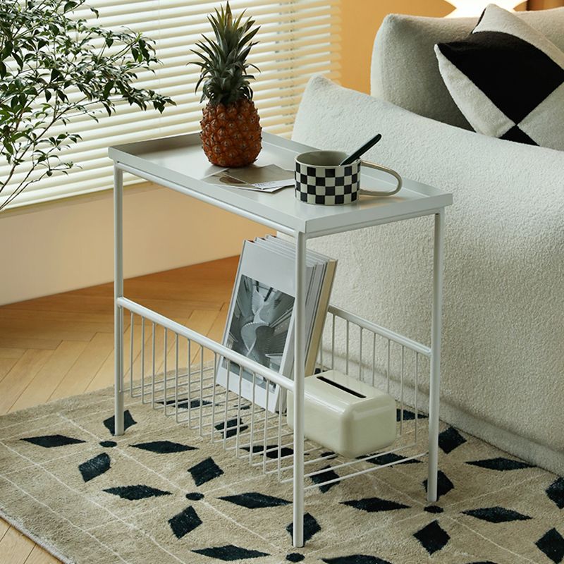 Open Storage Bedside Cabinet Contemporary Night Table for Bedroom