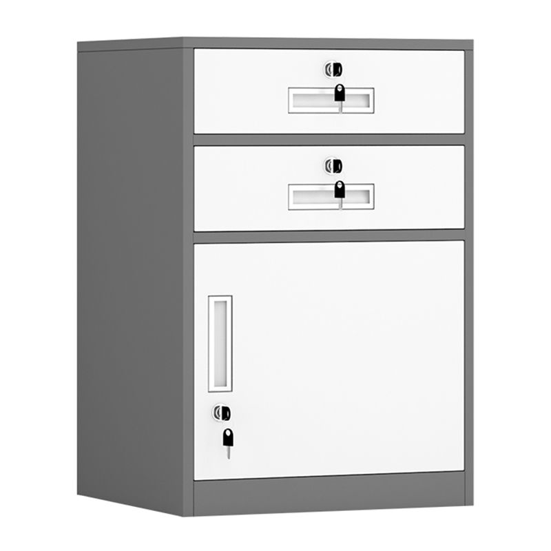 Modern Cabinet Metal Locking Drawers and Storage File Cabinet