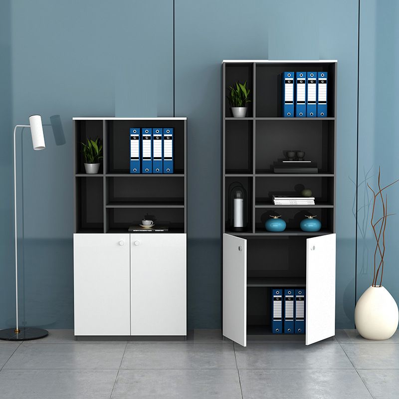 Contemporary Style File Cabinet Lateral Wood Vertical Filing Cabinet for Home Office