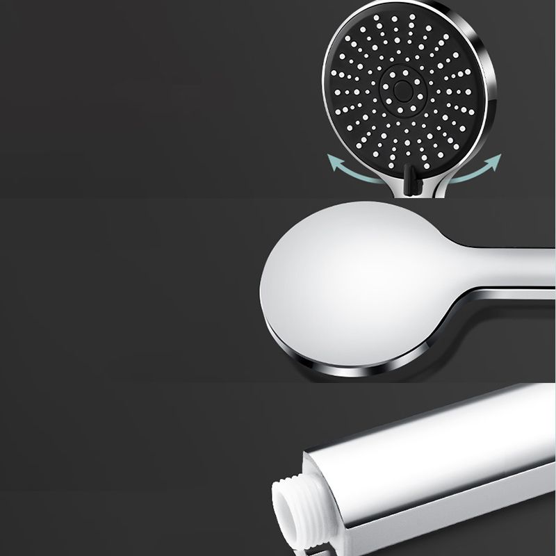 Contemporary Shower Head 5 Setting Adjustable Spray Pattern Handheld Shower Head