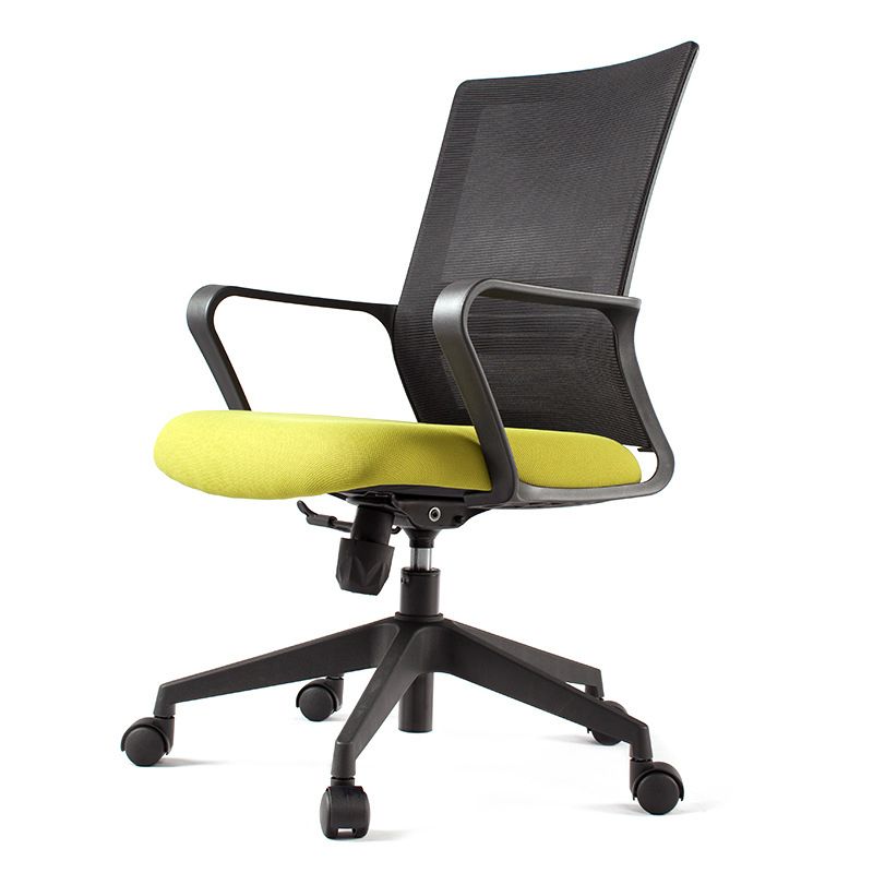 Modern Desk Chair Mesh Computer Chair Fixed Arm Office Chair