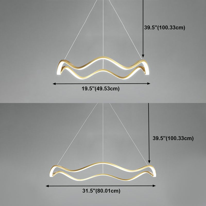 Metallhanglampe LED -Anhänger Licht für Wohnzimmer mit Kieselgelschatten