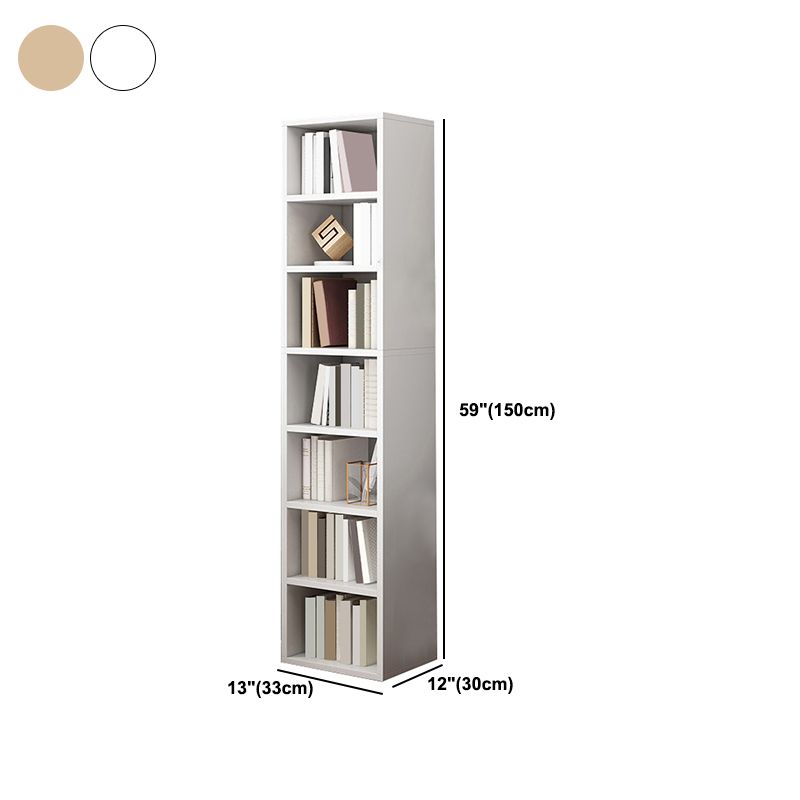 Closed Wooden Bookcase Modern Minimalist Home Corner Bookshelf