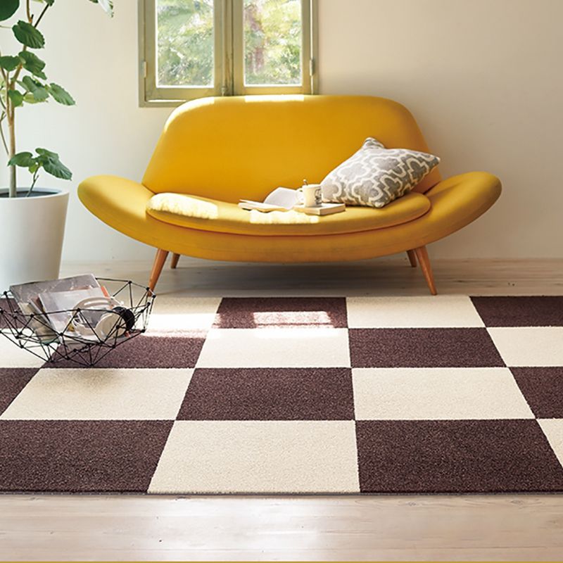 Home Indoor Carpet Tiles Indoor Solid Color Stain Resistant Carpet Tiles