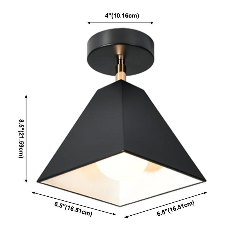 Nordic Flush Mount Ceiling Light Macaron LED Ceiling Lamp for Corridor Balcony