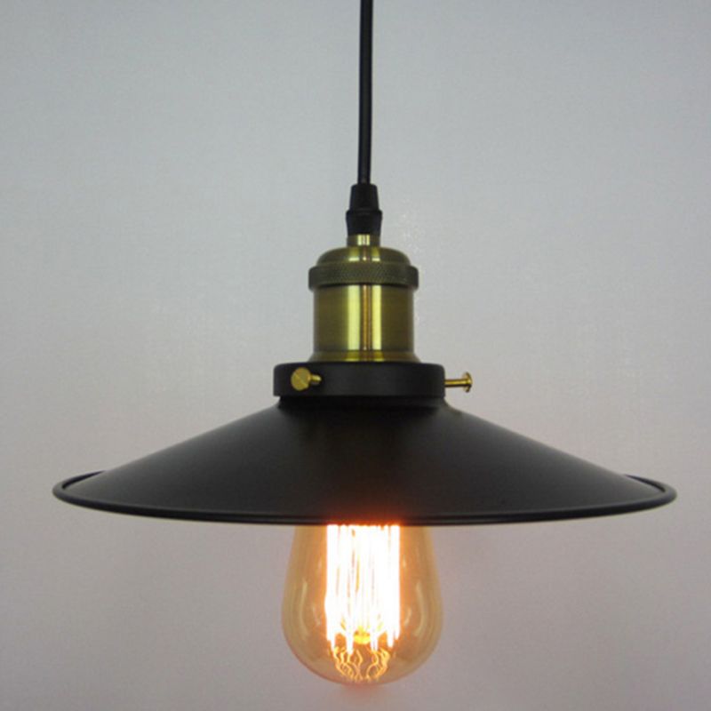 1 Light Cone Ceiling Pendant Creative Industrial Style Metal Pendant for Restaurant