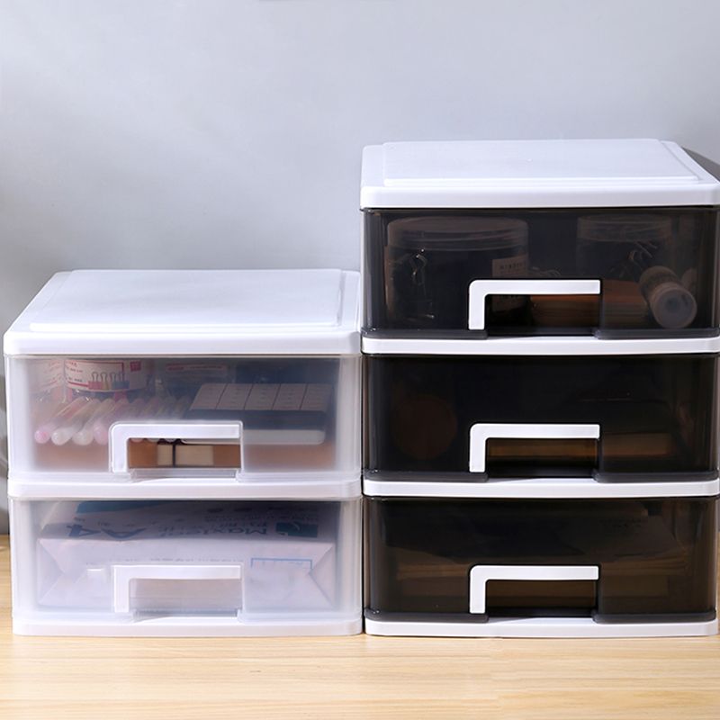 Vertical Filing Cabinet Transparent Drawers Plastic Modern Filing Cabinet