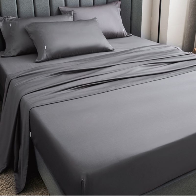 Elegant Sheets Solid Color Non-Pilling Cooling Bed Sheet Set