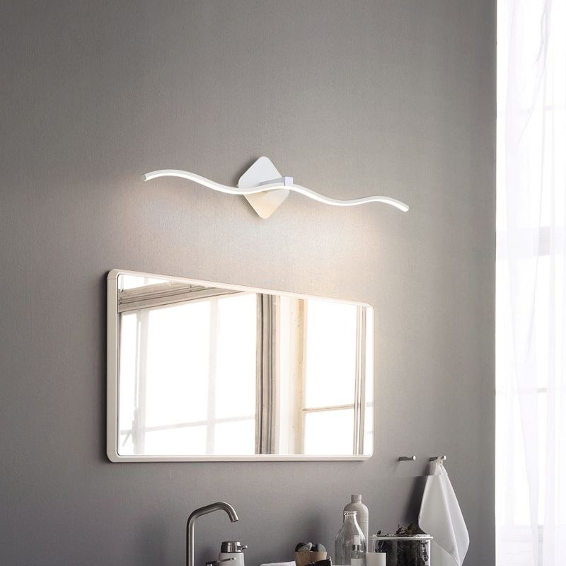 1-licht Noordse stijl metalen ijdelheid licht rechte LED Mirror Light voor badkamer