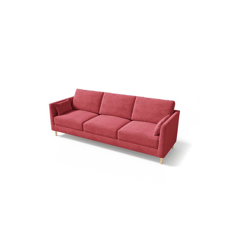 Contemporary Cushions Standard Square Arm Living Room 3-seater Sofa