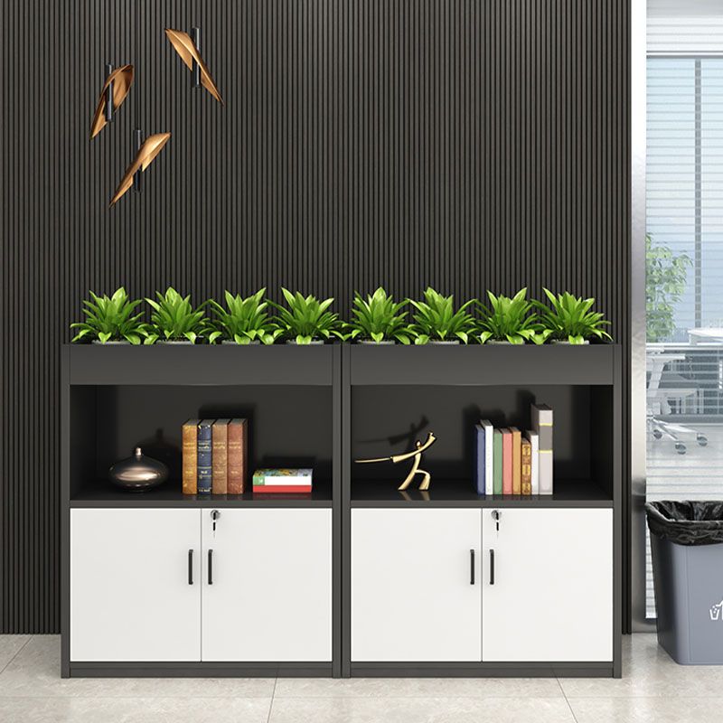 Contemporary Style File Cabinet Wood Vertical Filing Cabinet for Home Office