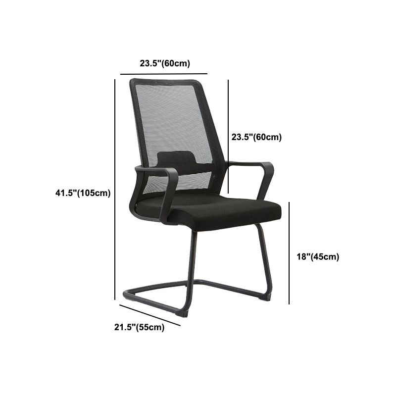 Contemporary Breathable Air Grid Office Chair Microfiber Task High Back Chair