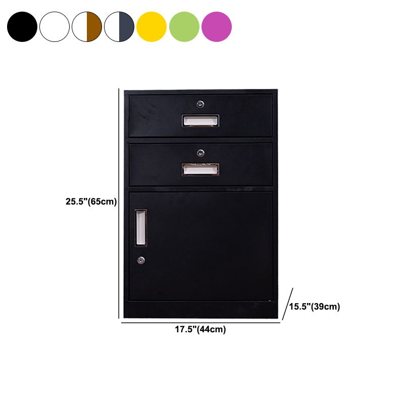 Modern Cabinet Metal Locking Drawers and Storage Vertical File Cabinet