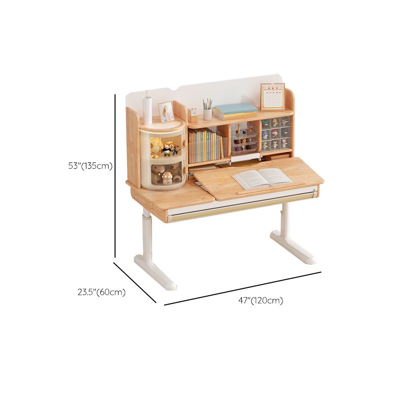 Home Drawing Desk Ergonomic Writing Desk with with Storage Drawer