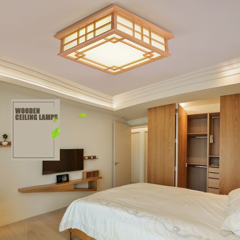 Contemporary Square Flush Mount Ceiling Light 1 Light LED Flush Ceiling Lights