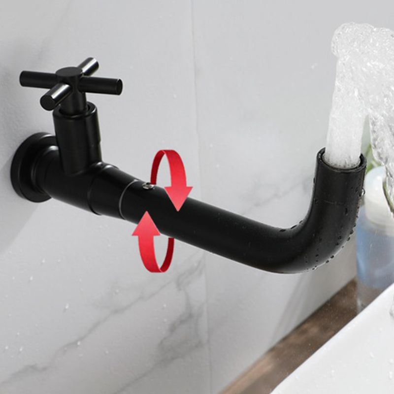 Modern 1-Handle Bathroom Sink Faucet 1 Hole Wall Mounted Bathroom Faucet