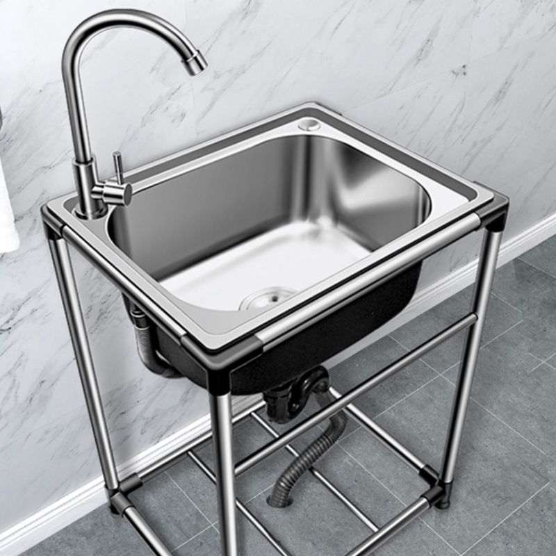 Kitchen Sink Stainless Steel Drop-In Rectangle All-in-one Soundproof Kitchen Sink