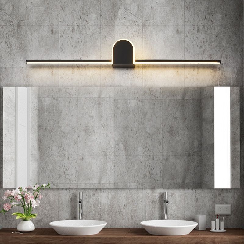 Minimalism Vanity Light Fixtures Metal LED Bathroom Mirror Lamp