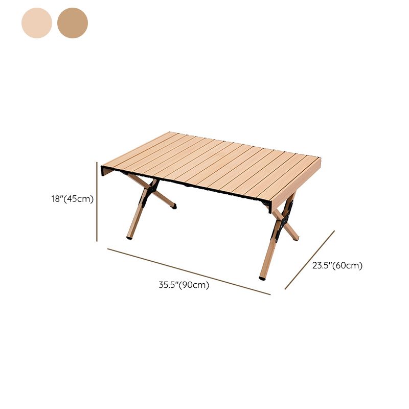 Rectangle Aluminum Frame Camping Table Contemporary Removable Camping Table