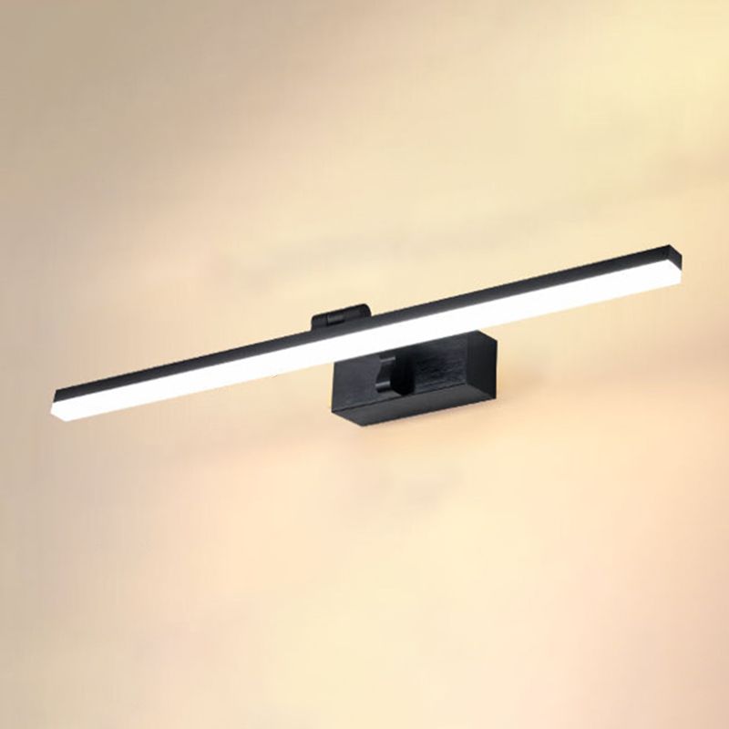 Modern Slim Linear Wall Sconce Simple Acrylic Bathroom LED Vanity Lighting Fixture