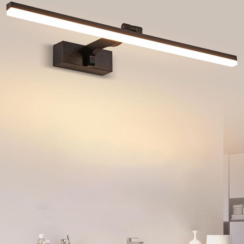 Black Vanity Light Contemporary Led Vanity Light for Bathroom