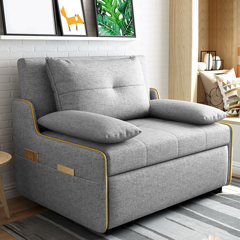 Glam Futon Sleeper Sofa Bed Pillow Top Arms Futon Frame with Storage