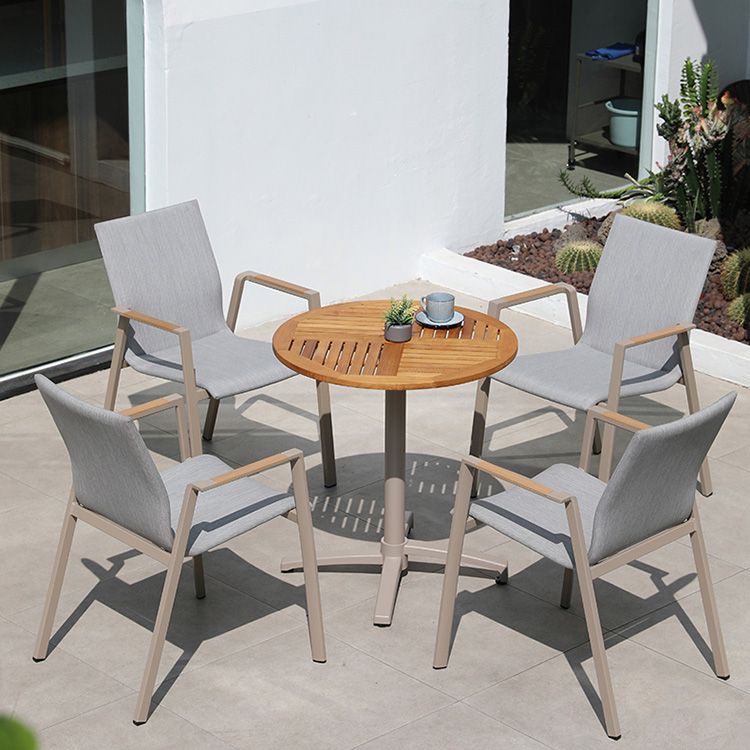 2-Seater Patio Table with UV Resistant Contemporary Bistro Table