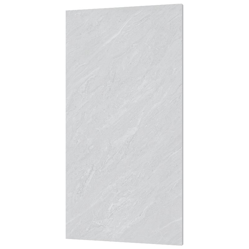 Square Ceramic Polished Straight Edge Singular Tile Marble Look Bathroom Wall