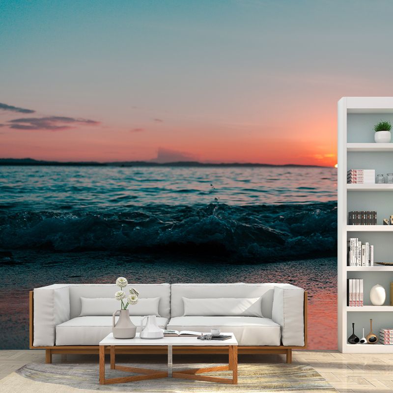 Photography Decorative Modern Sea Beach Wallpaper Indoor Room Wallpaper