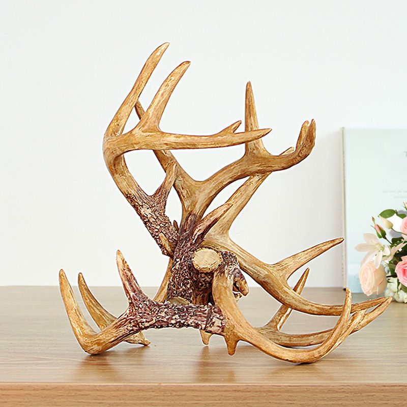 Modern Simple Resin Wine Rack Antler Shape Wine Bottle Rack for Kitchen