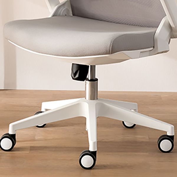 Modern Padded Arms Desk Chair Adjustable Seat Height Office Chair with Wheels