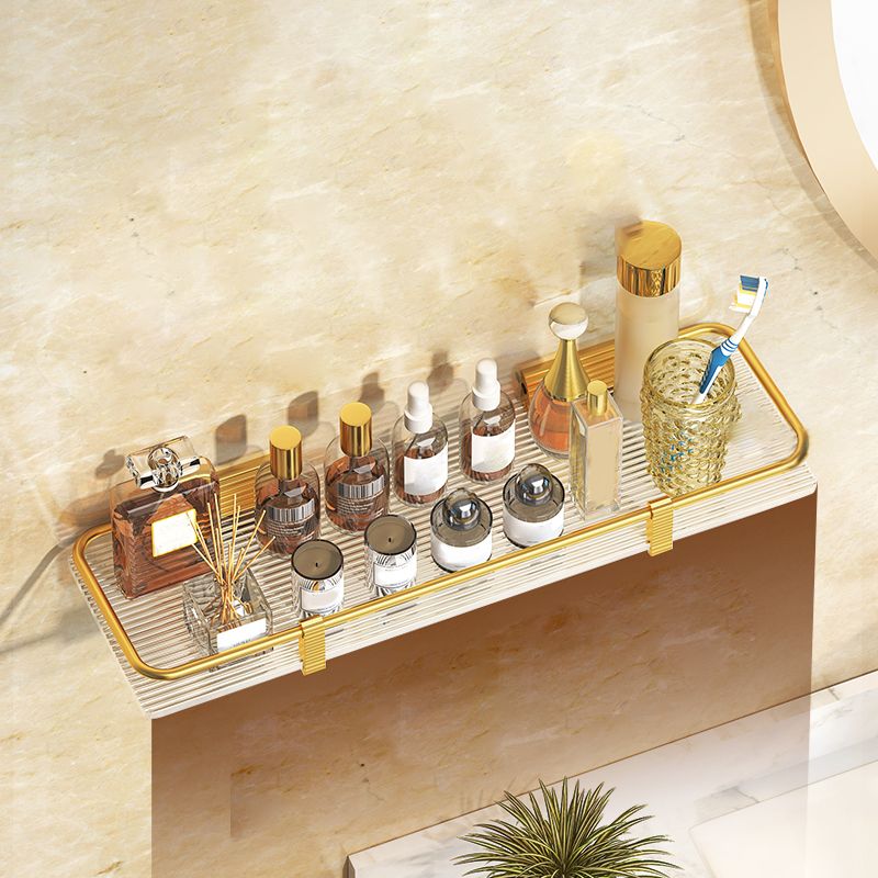 Modern 7-Piece Bathroom Accessory Set Metal Bathroom Set in Gold