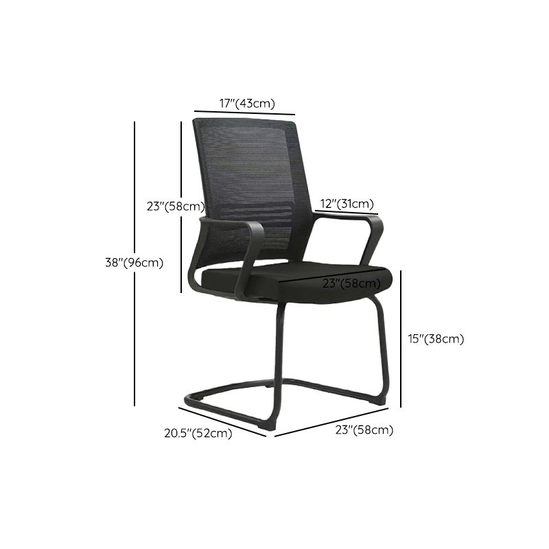 Modern Arms Included Desk Chair Ergonomic Task Chair for Office